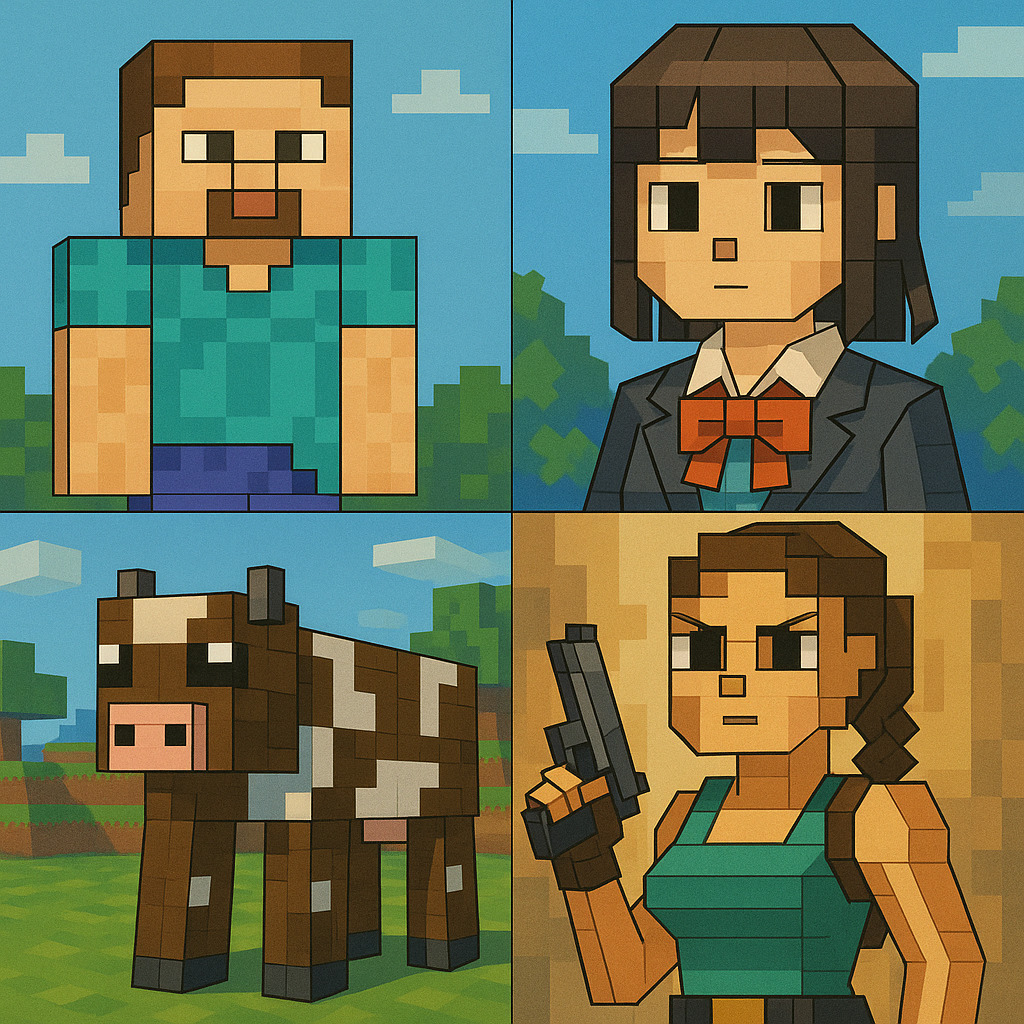 модели майнкрафт